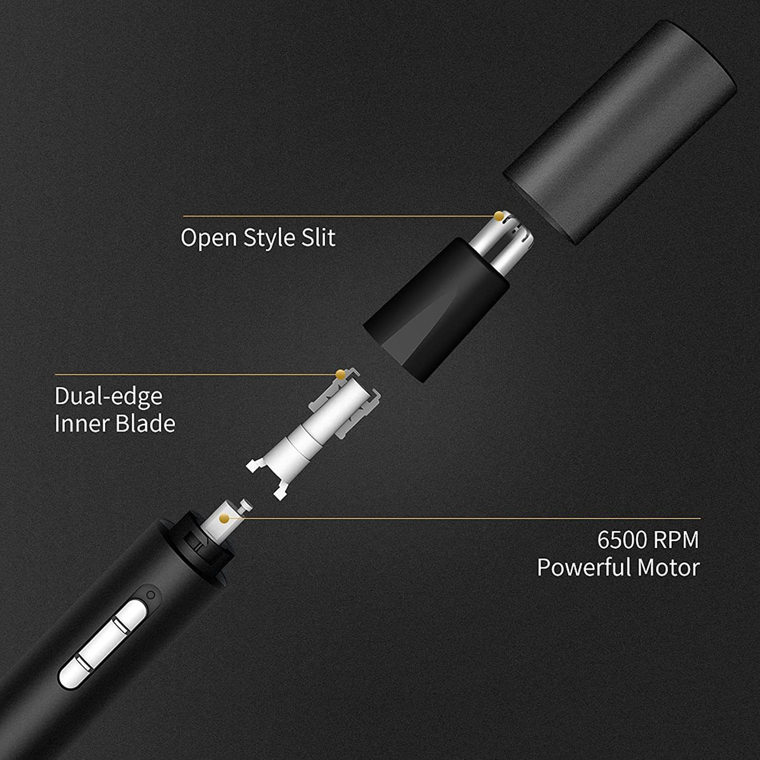 Nose Hair Trimmer for Men, Rechargeable Ear and Nose Hair Trimmer